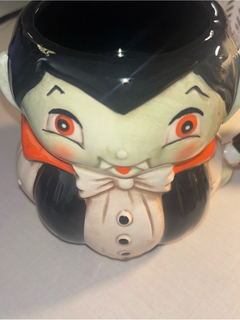Johanna Parker Design Halloween Vampire Mug Transpac - Picture 3 of 6